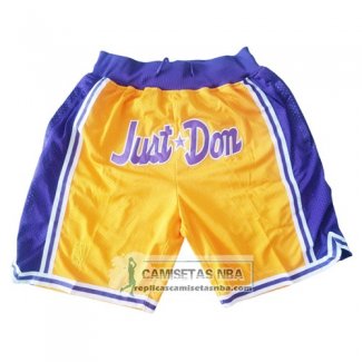 Pantalone Los Angeles Lakers Just Don Amarillo