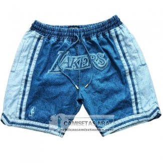 Pantalone Los Angeles Lakers Just Don Azul