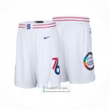 Pantalone Philadelphia 76ers Ciudad 2024-25 Blanco