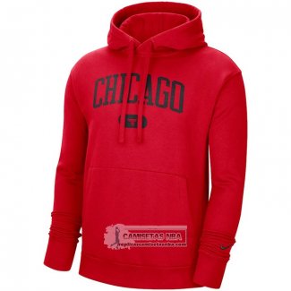 Sudaderas con Capucha Chicago Bulls Heritage Essential Rojo