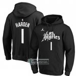 Sudaderas con Capucha Los Angeles Clippers James Harden Ciudad 2019-20 Negro