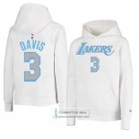 Sudaderas con Capucha Los Angeles Lakers Anthony Davis Ciudad Blanco