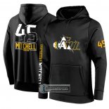 Sudaderas con Capucha Utah Jazz Donovan Mitchell Negro