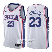 Camiseta 76ers Ersan Ilyasova Association 76er 2017-18 Blanco