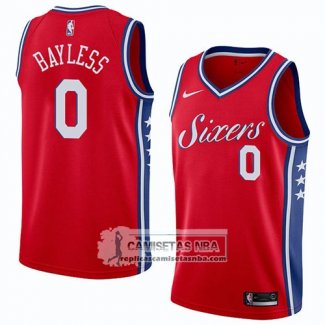 Camiseta 76ers Jerryd Bayless Statement 2018 Rojo