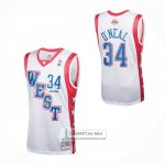 Camiseta All Star 2004 Shaquille O'Neal NO 34 Blanco