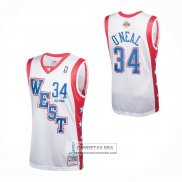 Camiseta All Star 2004 Shaquille O'Neal NO 34 Blanco