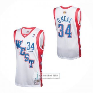 Camiseta All Star 2004 Shaquille O'Neal NO 34 Blanco