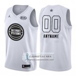 Camiseta All Star 2018 Detroit Pistons Nike Personalizada Blanco