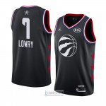 Camiseta All Star 2019 Toronto Raptors Kyle Lowry Negro