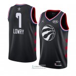 Camiseta All Star 2019 Toronto Raptors Kyle Lowry Negro