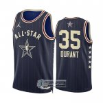 Camiseta All Star 2024 Phoenix Suns Kevin Durant NO 35 Azul