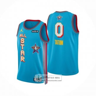 Camiseta All Star 2025 Jayson Tatum NO 0 Azul Claro