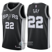 Camiseta Autentico Spurs Gay 2017-18 Negro