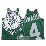 Camiseta Boston Celtics Carsen Edward Mitchell & Ness Big Face Verde