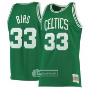 Camiseta Boston Celtics Larry Bird NO 33 Mitchell & Ness 1985-86 Verde