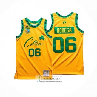 Camiseta Boston Celtics x Bodega NO 06 Amarillo