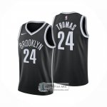 Camiseta Brooklyn Nets Cameron Thomas NO 24 Icon 2024-25 Negro