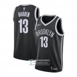 Camiseta Brooklyn Nets James Harden Icon 2020-21 Negro