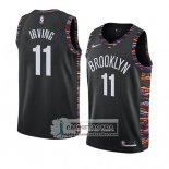 Camiseta Brooklyn Nets Kyrie Irving Ciudad 2019-20 Negro