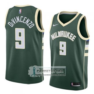 Camiseta Bucks Donte Divincenzo Icon 2018 Verde