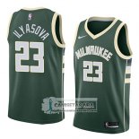 Camiseta Bucks Ersan Ilyasova Icon 2018 Verde