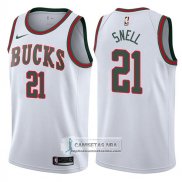 Camiseta Bucks Tony Snell Return To The Mecca Classic 2017-18 Bl