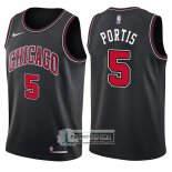 Camiseta Bulls Bobby Portis Statement 2017-18 Negro