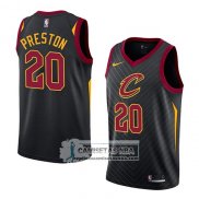 Camiseta Cavaliers Billy Preston Statement 2018 Negro