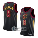 Camiseta Cavaliers Jordan Clarkson Statement 2018 Negro