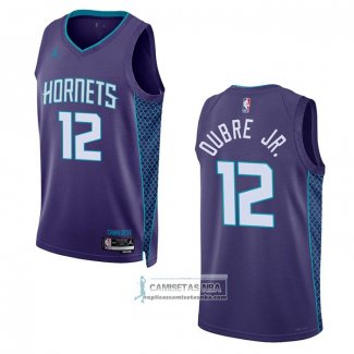 Camiseta Charlotte Hornets Kelly Oubre JR. NO 12 Statement 2022-23 Violeta