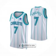Camiseta Charlotte Hornets Kon Knueppel NO 7 Association 2025-26 Blanco
