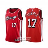 Camiseta Chicago Bulls Garrett Temple NO 17 Ciudad 2021-22 Rojo
