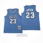 Camiseta Chicago Bulls Michael Jordan NO 23 Mitchell & Ness 1997-98 Azul1