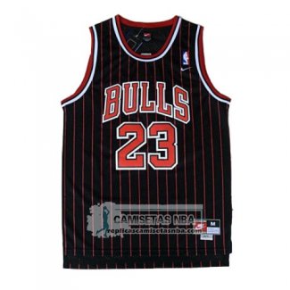 Camiseta Chicago Bulls Michael Jordan Retro 1995-96 Negro