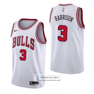 Camiseta Chicago Bulls Shaquille Harrison Association Blanco