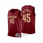 Camiseta Cleveland Cavaliers Donovan Mitchell NO 45 Icon 2024-25 Rojo
