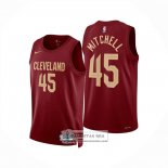 Camiseta Cleveland Cavaliers Donovan Mitchell NO 45 Icon 2024-25 Rojo