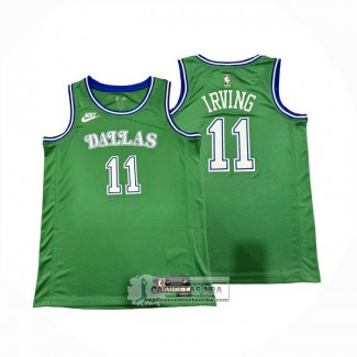 Camiseta Dallas Mavericks Kyrie Irving NO 11 Classic 2025-26 Verde