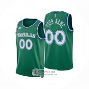 Camiseta Dallas Mavericks Personalizada Classics 2025-26 Verde