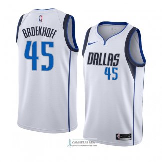 Camiseta Dallas Mavericks Ryan Broekhoff Association 2018-19 Bla