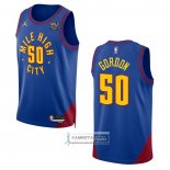 Camiseta Denver Nuggets Aaron Gordon NO 50 Statement 2022-23 Azul