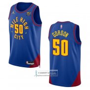 Camiseta Denver Nuggets Aaron Gordon NO 50 Statement 2022-23 Azul