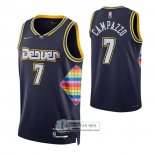 Camiseta Denver Nuggets Facundo Campazzo NO 7 Ciudad 2021-22 Azul