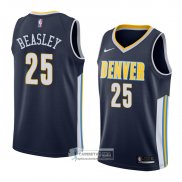 Camiseta Denver Nuggets Malik Beasley Icon 2018 Azul