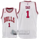 Camiseta Dia del Padre Bulls Dad Blanco