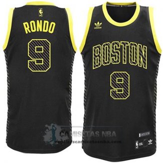 Camiseta Electricidad Moda Celtics Rondo Negro