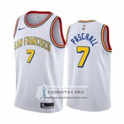 Camiseta Golden State Warriors Eric Paschall Hardwood Classics Blanco