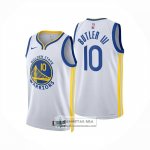 Camiseta Golden State Warriors Jimmy Butler NO 10 Association 2025-26 Blanco
