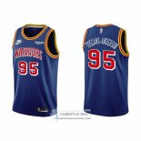 Camiseta Golden State Warriors Juan Toscano-Anderson NO 95 75th Anniversary Azul